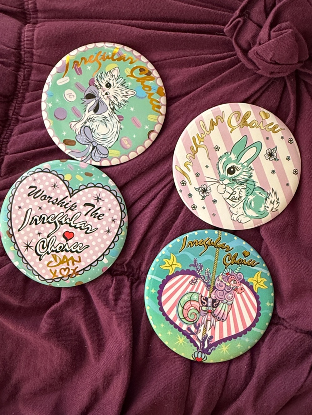 Irregular Choice Collector Pocket / Bag Mirrors